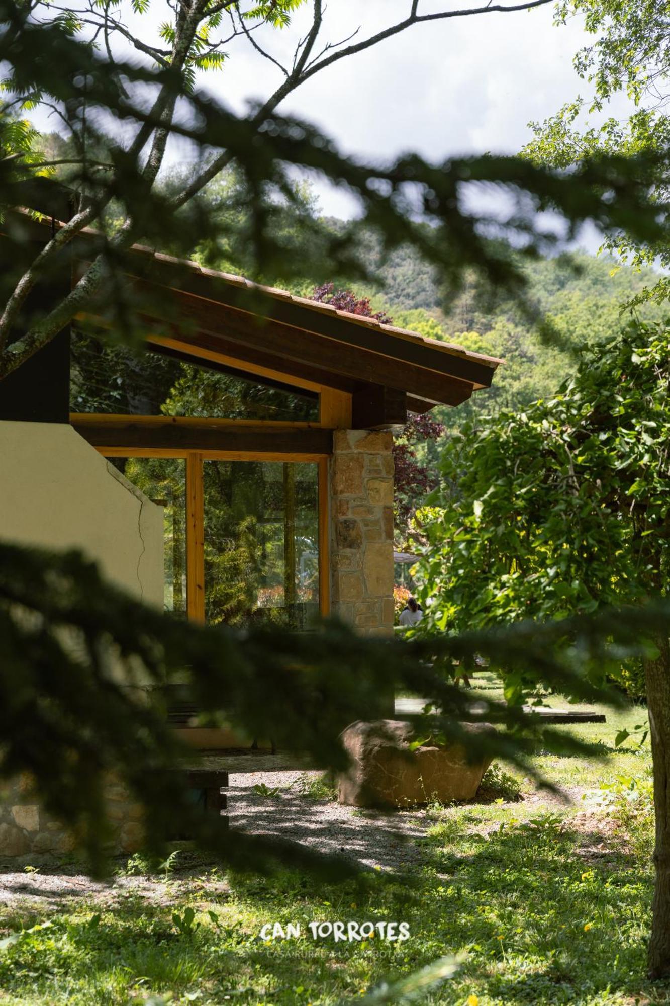 Can Torrotes Pension La Vall de Bianya Buitenkant foto