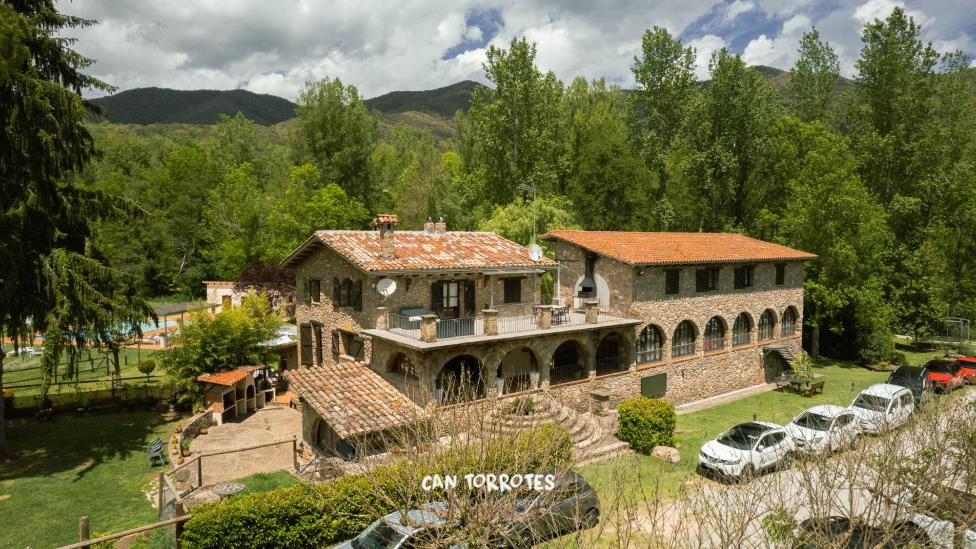 Can Torrotes Pension La Vall de Bianya Buitenkant foto